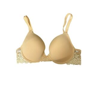 Wacoal Bra Embrace Lace Push Up Bra 858191 Sand Beige Size 36B